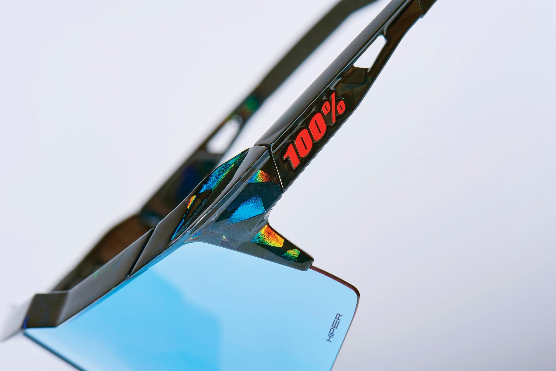 SPEEDCRAFT - Black Holographic - HiPER Blue Multilayer Mirror Lens